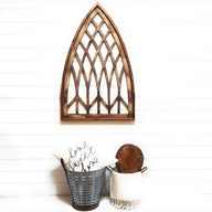Farmhouse Wooden Wall Window Arch Wood Window Whispering Pines - Ranch Junkie Mercantile LLC