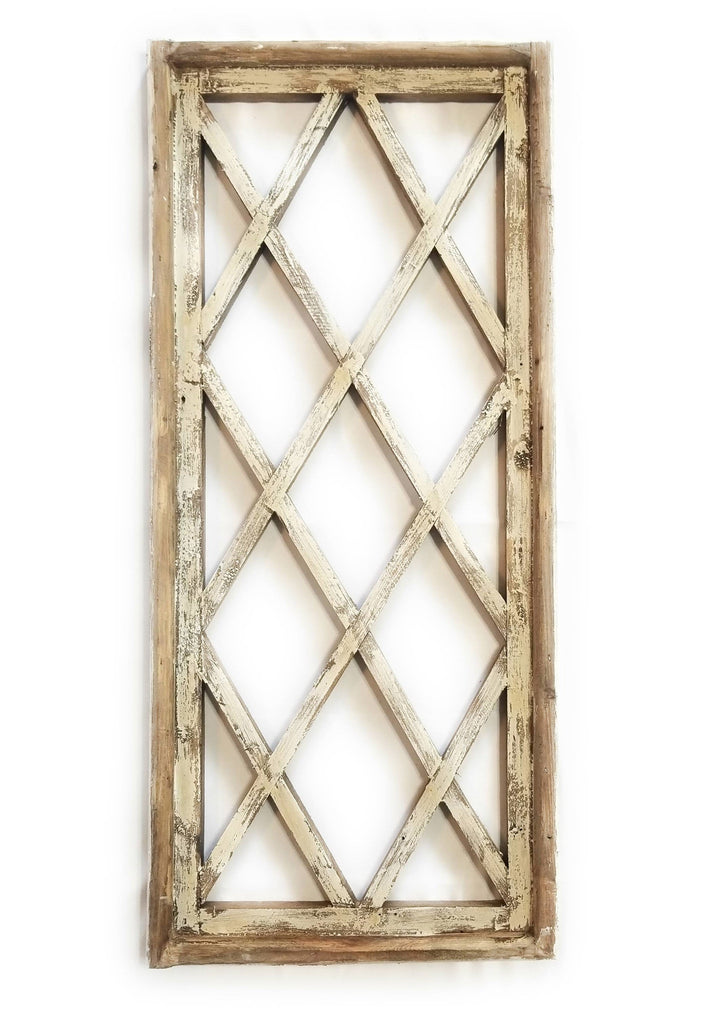 Farmhouse Wooden Wall Window Arch Wood Window 2 Sizes -  The Lattice Valley - Ranch Junkie Mercantile LLC
