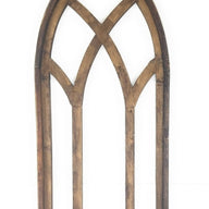 48" X 21" Farmhouse Wood Cathedral Window Arch Two Color Options- The Farmhouse Cathedral Window - Ranch Junkie Mercantile LLC