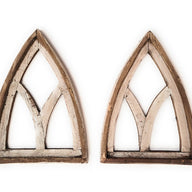 Mini Cathedral Wood Window - The Mini Cathedral- 2 Colors - Buy 1 or A Set of 2 Available - Ranch Junkie Mercantile LLC