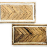 Wood Slat Farmhouse Rustic Wall Decor Art Or Decorative Tray-The Rustic Arrow- Wood Wall Art- Lath Art - Ranch Junkie Mercantile LLC