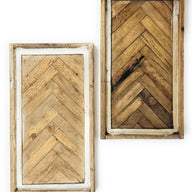 Wood Slat Farmhouse Rustic Wall Decor Art Or Decorative Tray-The Rustic Arrow- Wood Wall Art- Lath Art - Ranch Junkie Mercantile LLC