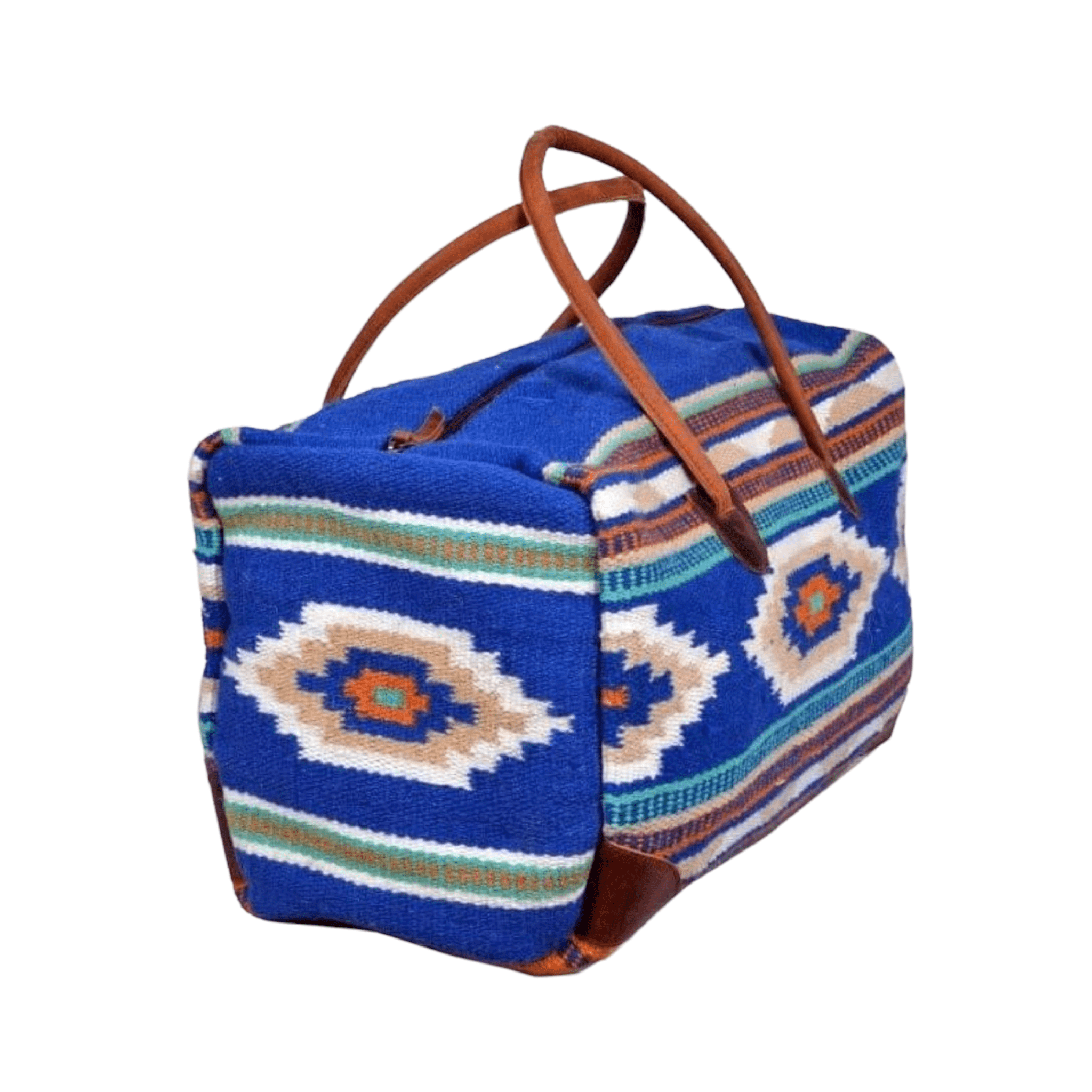 Bundle Deal- Dakota Wool Southwestern Boho Aztec Large Weekender Duffel Bag +Dakota Handwoven Wool Tote Purse - Ranch Junkie Mercantile LLC