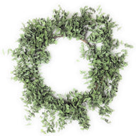 25" Eva Eucalyptus Leaf Wreath- Faux Wreath - Ranch Junkie Mercantile LLC