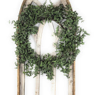 25" Eva Eucalyptus Leaf Wreath- Faux Wreath - Ranch Junkie Mercantile LLC